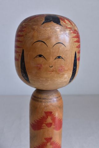 30cm (11.  8 ") Japanese Vint Kokeshi Doll 1974 : Signed Sanzo (sato) 1926 2000