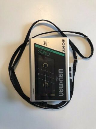 Sony Walkman Wm11,  Vintage Cassette Player In
