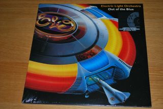 Rare Electric Light Orchestra Elo Out Of The Blue 2xlp Clear Vinyl Ltd Ed