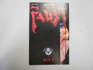 Signed Faust Act 2 Love Of The Damned (1988,  North Star) Vf/nm9.  0,  2nd Print