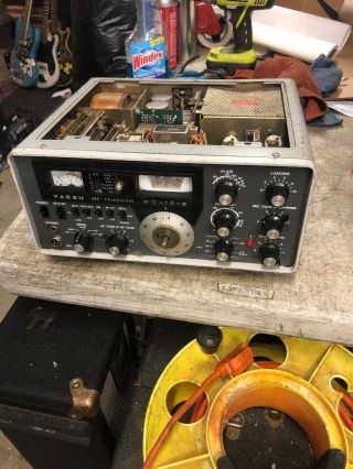 Yaesu Ft - 101e Vintage Ham Radio Transceiver - / Restore