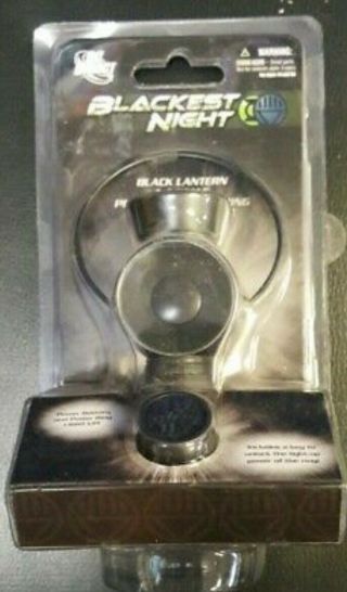 Dc Direct And Blackest Night 1:4 Scale Black Lantern Prop Power Battery & Ring