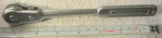 Vintage Indestro Select 6270 Socket Wrench,  3/8 " Drive Ratchet,  Open Gear,  Usa Tool