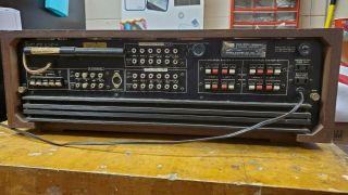 Vintage Sansui Qrx - 5500 4 Channel Quadrophonic Receiver Powers Up