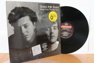 Tears For Fears Songs From The Big Chair Lp (mercury,  Orig 1985) Vg,  In Shrink