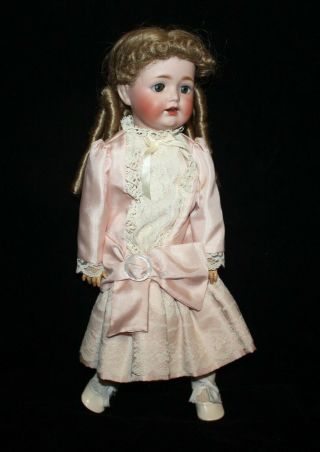 Antique Bisque Head Composition Body Doll Jdk Kestner 16 " Marked 260