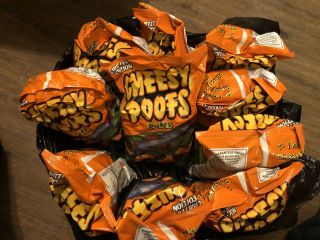 10 South Park Cheesy Poofs Puffs - Bag 2011 - Rare With Display Box