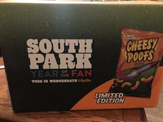 10 South Park Cheesy Poofs Puffs - Bag 2011 - Rare With Display Box 2