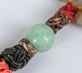 Chinese Antique/Vintage Jade Dish Shape Prayer Beads 2