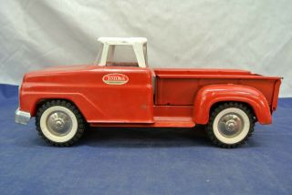 Tonka Side - Step Truck,  Red And White,  1960 