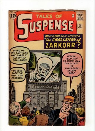 Tales Of Suspense 35 Fn,  6.  5 Vintage Marvel Comic Pre - Hero Horror Silver 12c