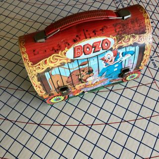 Bozo The Clown Dome Lunch Box,  No Thermos,  Latches Work