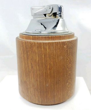 Vintage Laurids Lonborg Danish Mid Century Wood Table Lighter