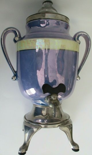 Antique Art Deco Royal Rochester Coffee Pot Urn C1924 Modernistic W/ Cord