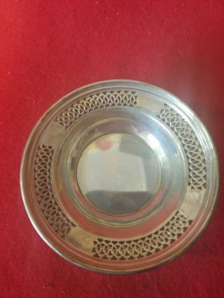 Ten Vintage Sterling Silver Pierced Candy Bowl,  Nut Dishes,  Total Weight 174gram