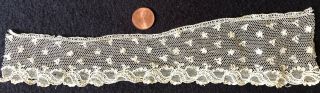 18th C.  Argentan Needle Lace Study Piece Collector