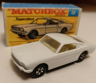 Matchbox Superfast Lesney 8 Ford Mustang Custom/crafted Box