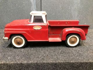 Vintage Tonka Red Ford Stepside Pickup Truck Steel Toy