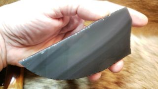Davis Crk Rainbow Obsidian Flint Knapping Primitive Skinning Knife Preform Blank