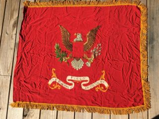 Ww2 584th Field Artillery Battalion Hand Embroidered Unit Flag