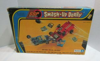 Kenner 1973 Ssp Smash Up Derby Set 2485 W/ Box & Buggem Vw,  Tough Tom Pickup