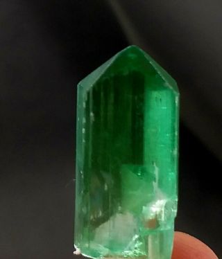 54 Carat Top Quality Lush Green Hiddenite V Shape Kunzite Crystal @afg