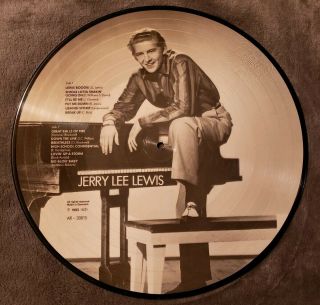 Jerry Lee Lewis Picture Disc Lp Ar 30015 Great Balls Of Fire Rock N Roll