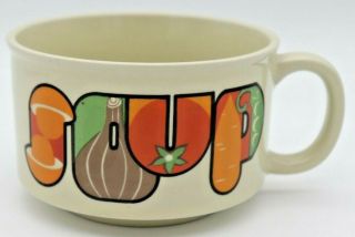 Mug Soup Bowl Cup Japan Vtg 70 