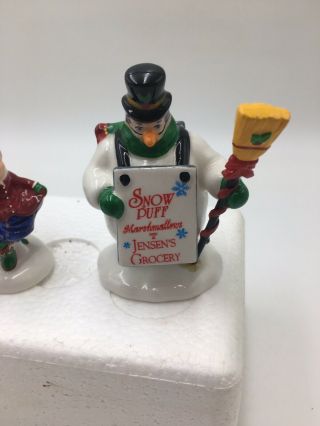 Dept 56 Snow Village Accessory 3 Piece 1997 HE LED THEM DOWN THE STREETS OF TOWN 2