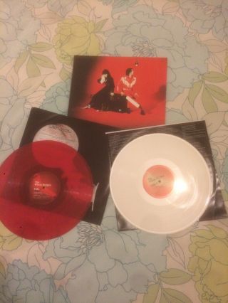 White Stripes Elephant - 2 X Lp - Red White Vinyl Release