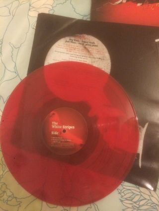 White Stripes Elephant - 2 X LP - Red White Vinyl Release 2