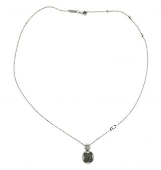 Chimento 18k Gold Black Diamond Pendant Necklace Retail $2720 2