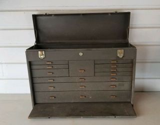 Kennedy 11 Drawer Machinist Tool Chest Model 52611 - 747283 Vintage