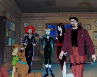 Hanna Barbera Scooby Doo Production Cel Obg Scooby Doo Shaggy Hex Girls Signed