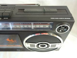 Vintage Magnavox D8050 Boombox Ghettoblaster 4 speaker system 3