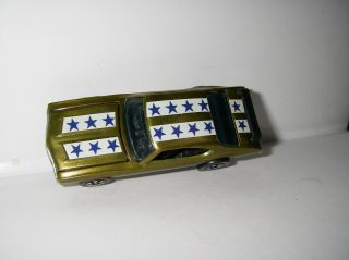 Hot Wheels Vintage Redline Olds 442 Taxi Makeover Yellow/olive Re - Paint
