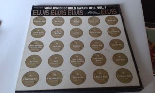 Elvis Presley - Worldwide 50 Gold Award Hits Vol 1 4 Album Boxed Set
