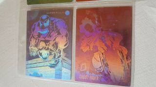 1992 MARVEL Universe Trading Cards Complete Series 3 Hologram Set - H1 to H5 3