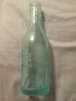 Straight Sided Coca - Cola Soda Bottle Greenwood Bottling & Supply Co.  Sc