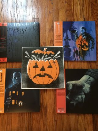 Halloween 1 2 3 4 5 Vinyl Soundtrack John Carpenter Alan Howarth Death Waltz Lp