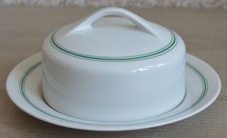 Ww2 German Kriegsmarine Butter Dish,  Porcelain
