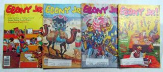 1978 - 1980 Ebony,  Jr Children’s Magazines (4) Issues – Geared For Black Children