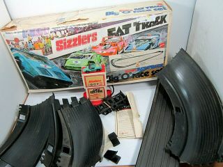 Vintage 1970 Mattel Hot Wheels Sizzlers Fat Track Big O Race Set Toy