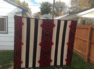 Pendleton Wool Blanket 77” X 64”.  82 Virgin Wool,  18 Cotton - Compare To $270