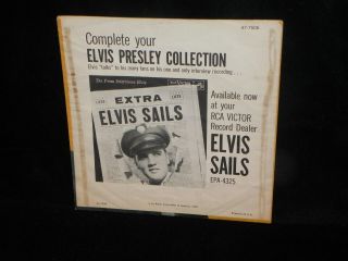 Elvis Presley I Need Your Love Tonight Rare Elvis Sails Picture Sleeve 47 - 7506