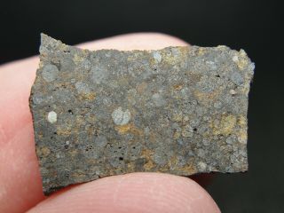 NWA 10442 Official Meteorite - H3.  9 Type 3 Chondrite - G640 - 0092 - 1.  03g w/COA 2