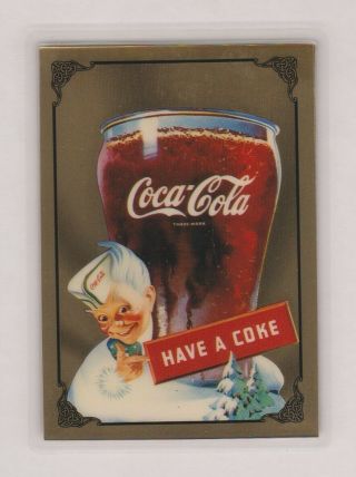 1995 Coca Cola Series 4 Sprite Boy Gold 24k Card Plus Polar Bear Holo Set