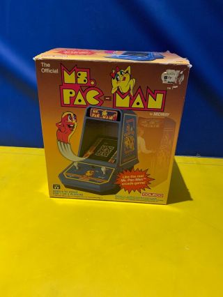 Coleco Ms Pac Man Vintage Handheld Electronic Tabletop Arcade Video Game ⚡️