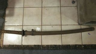 Ww 2 Samurai Signed Blade,  Japanese Sword Old Blade,  Landing Force Shingunto