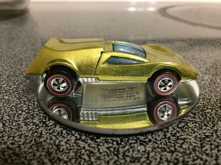 Hot Wheels Redline Lemon Lime Tri - Baby - Never Played With